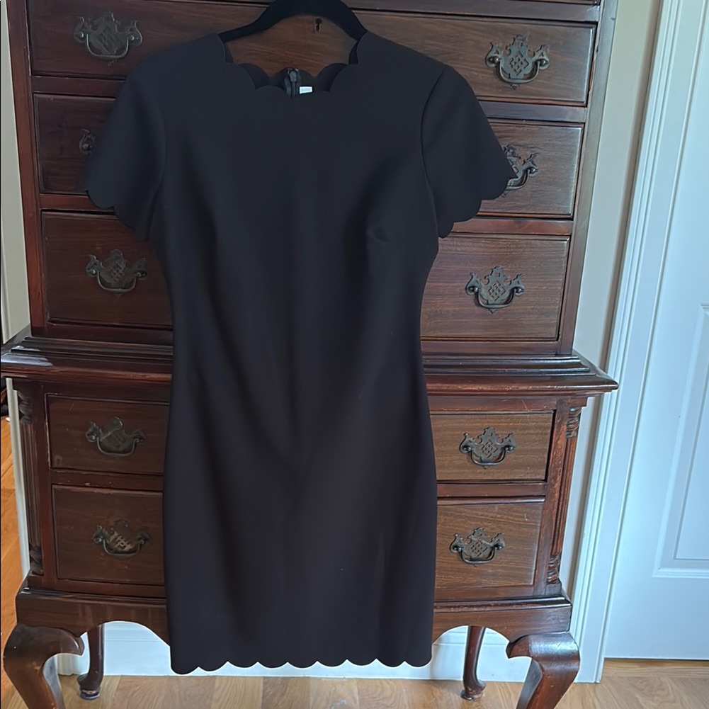 Likely Black Sheath Mini Dress Crew Neck